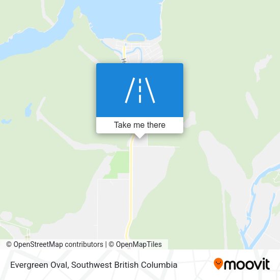 Evergreen Oval map