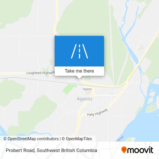 Probert Road map