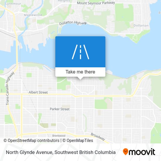North Glynde Avenue map