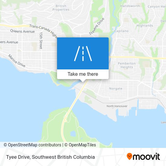 Tyee Drive map