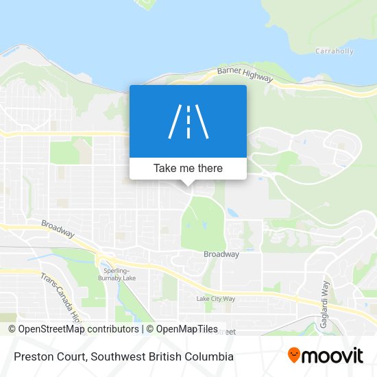Preston Court map