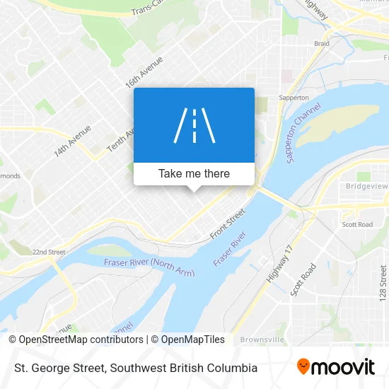 St. George Street map