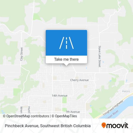 Pinchbeck Avenue map