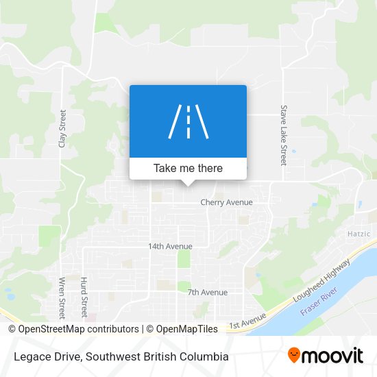 Legace Drive map