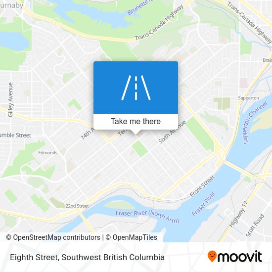 Eighth Street map