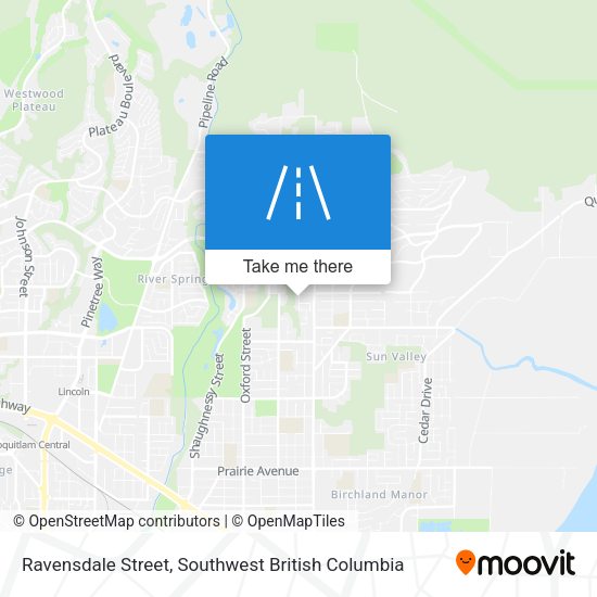 Ravensdale Street map