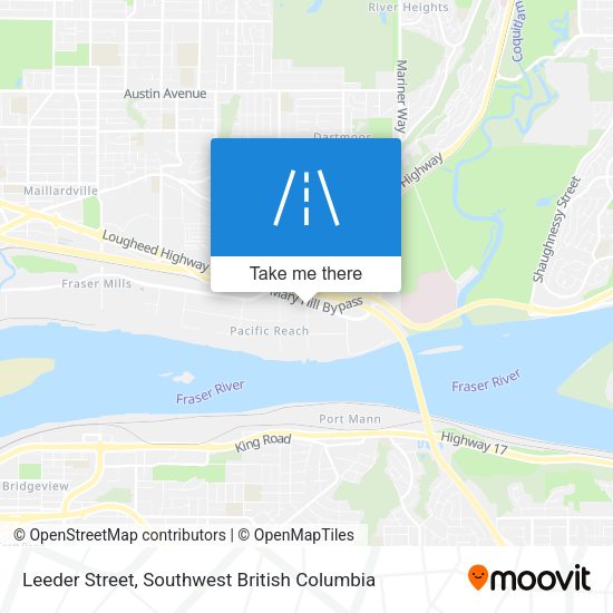 Leeder Street map