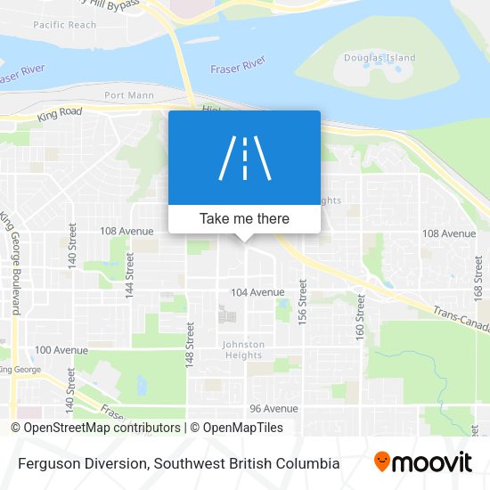 Ferguson Diversion map