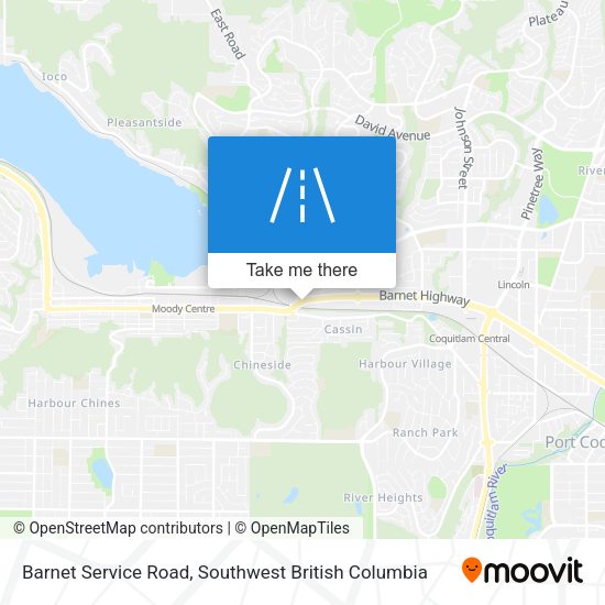 Barnet Service Road map