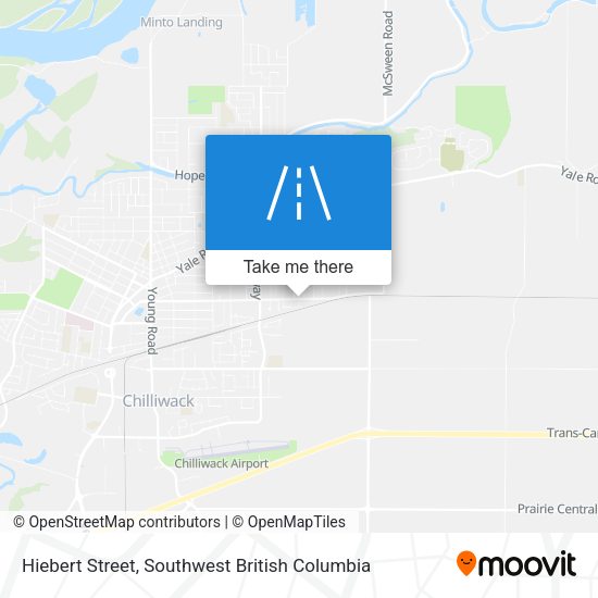 Hiebert Street map