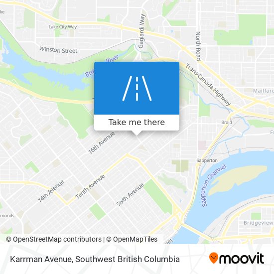 Karrman Avenue map