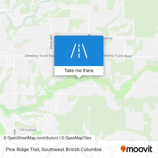 Pine Ridge Trail plan