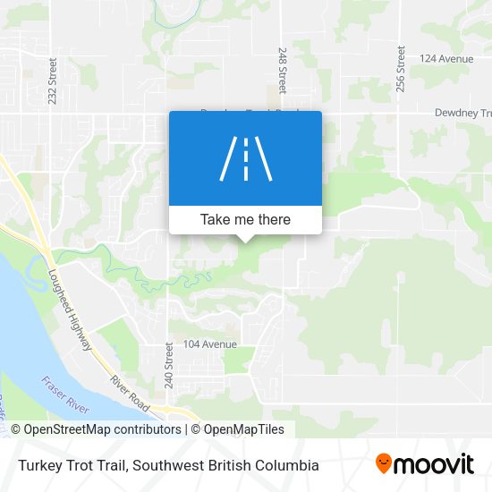 Turkey Trot Trail map