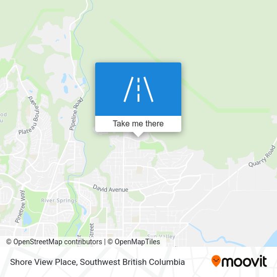 Shore View Place map