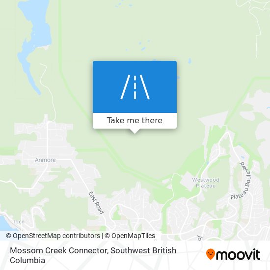Mossom Creek Connector map