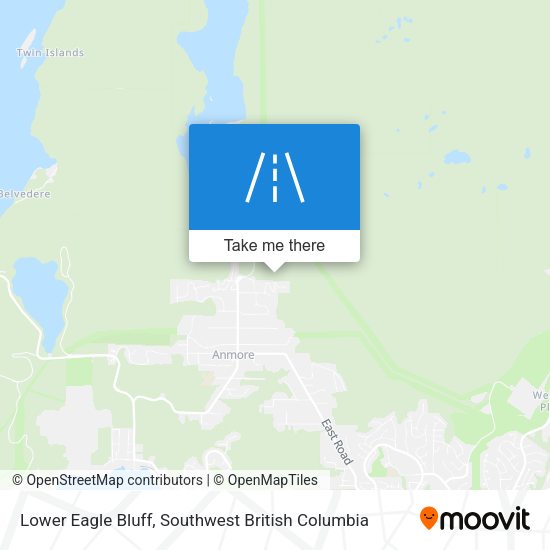 Lower Eagle Bluff map