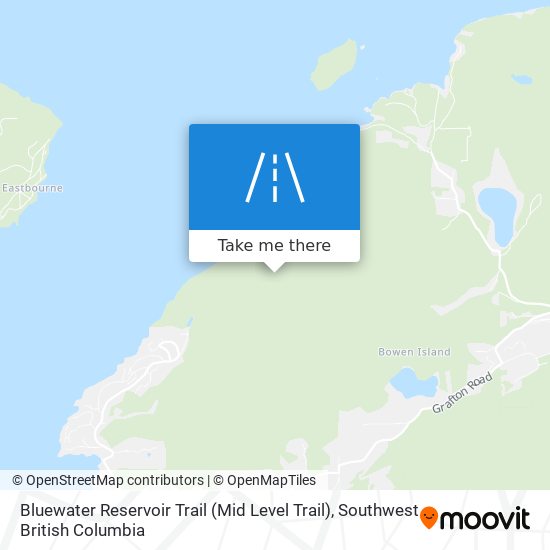 Bluewater Reservoir Trail (Mid Level Trail) plan