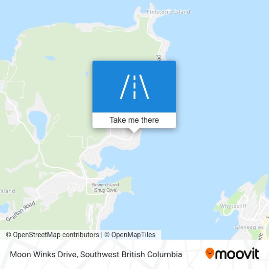 Moon Winks Drive map