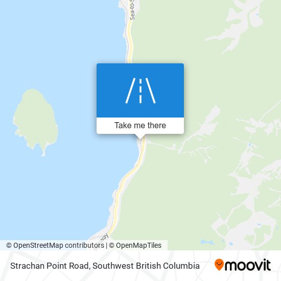 Strachan Point Road map
