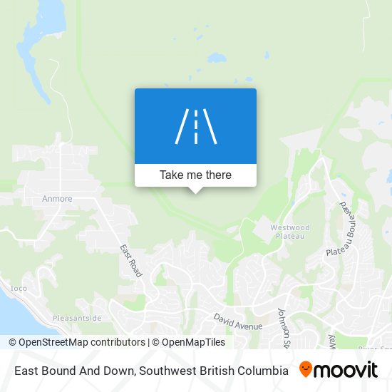 East Bound And Down map