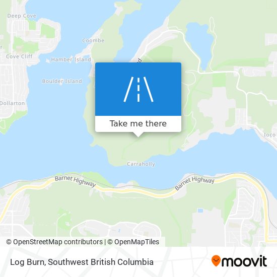 Log Burn map