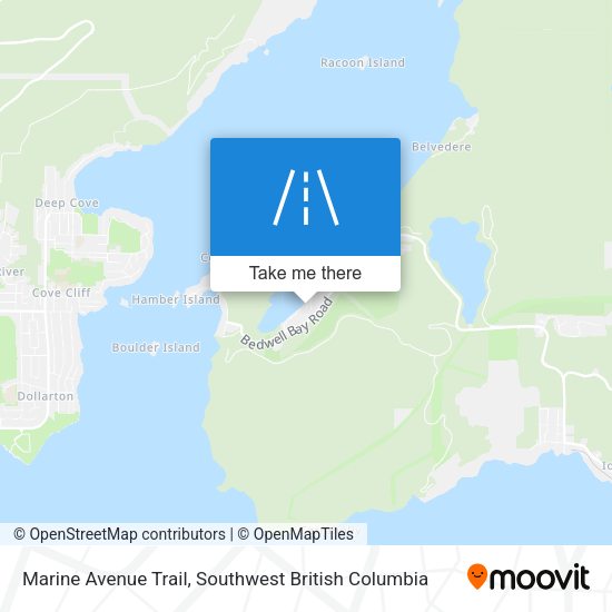 Marine Avenue Trail map