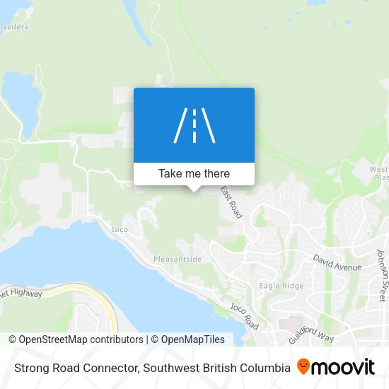 Strong Road Connector map