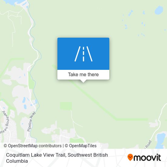 Coquitlam Lake View Trail plan