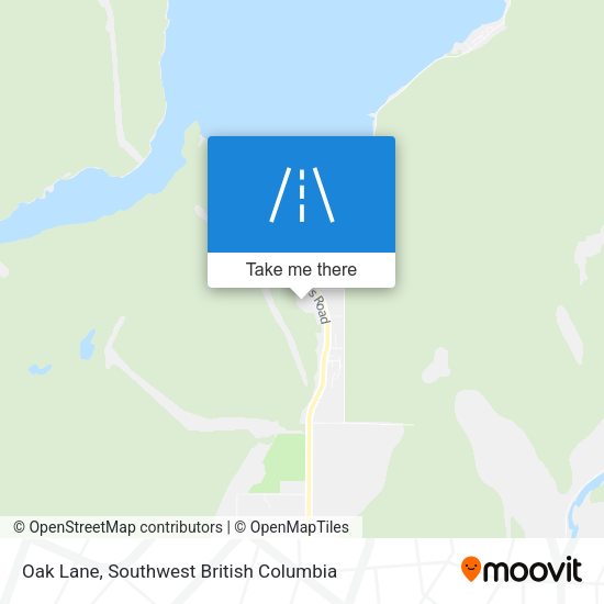 Oak Lane map