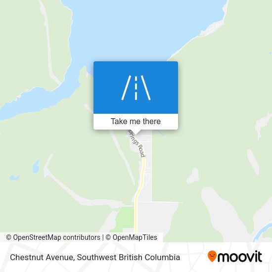 Chestnut Avenue map