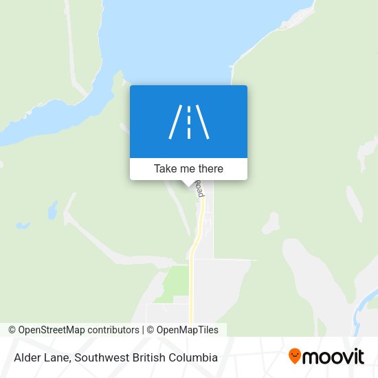 Alder Lane map