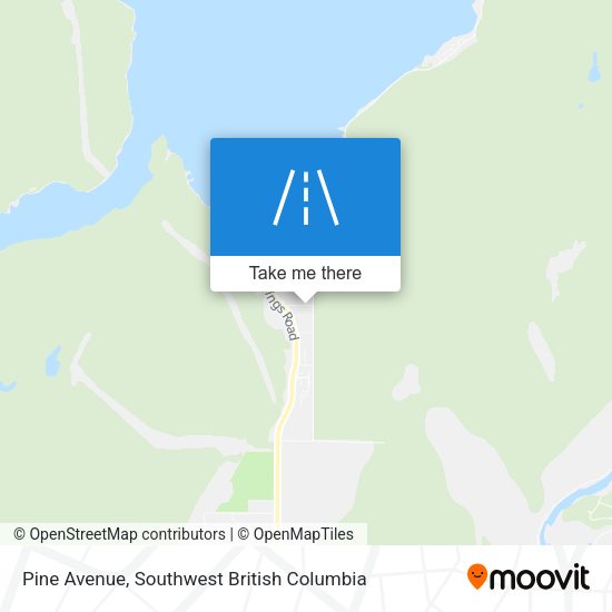 Pine Avenue map