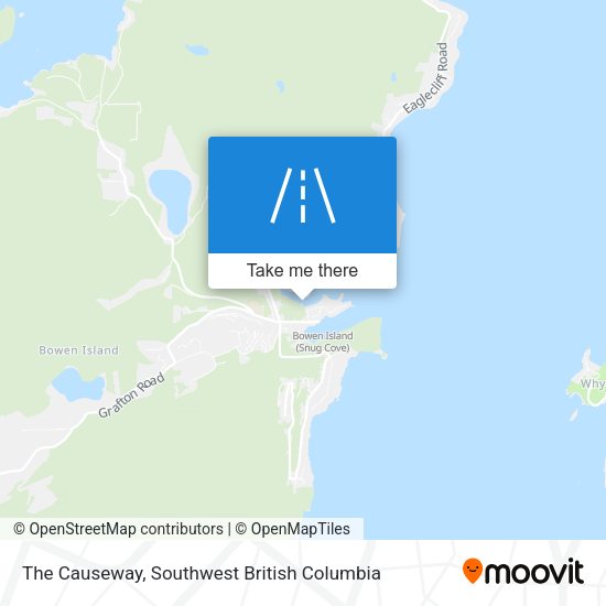The Causeway map