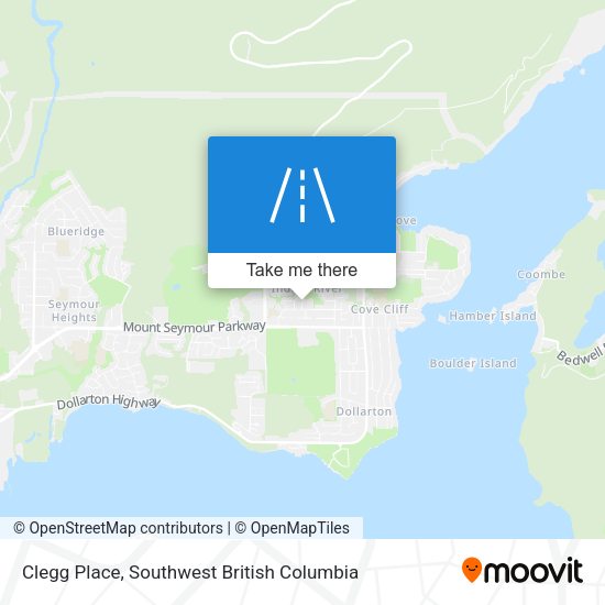 Clegg Place map