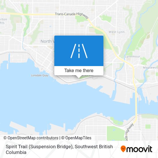 Spirit Trail (Suspension Bridge) map
