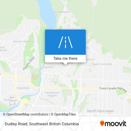 Dudley Road map