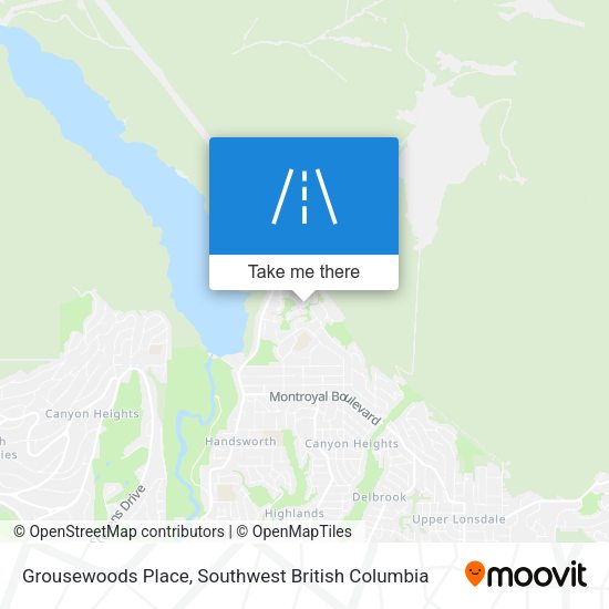 Grousewoods Place map