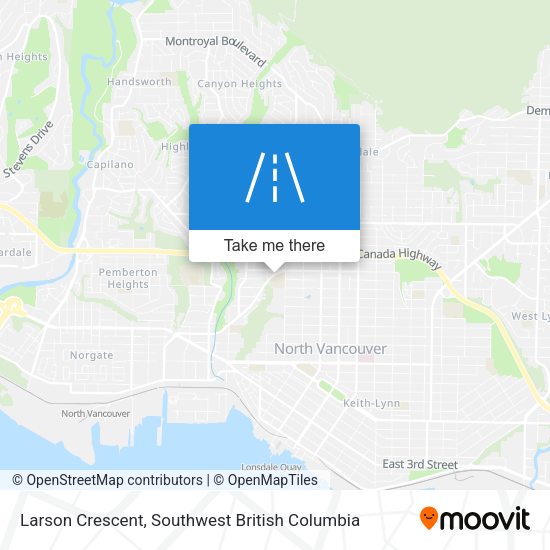 Larson Crescent map