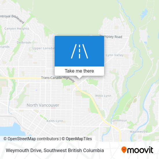 Weymouth Drive map