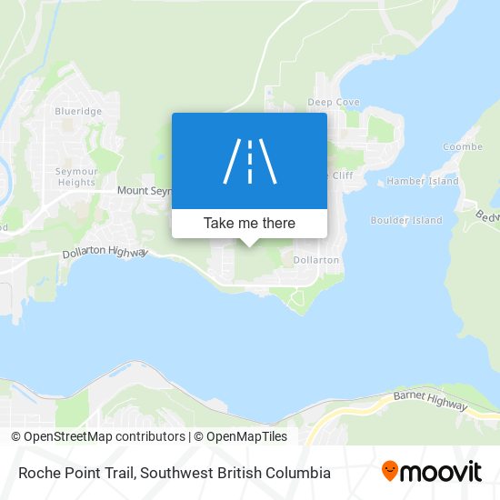 Roche Point Trail map