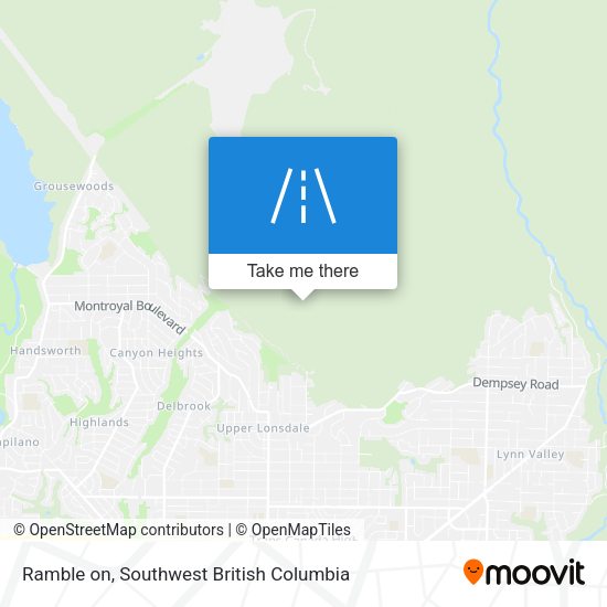 Ramble on map