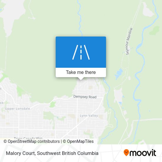 Malory Court map