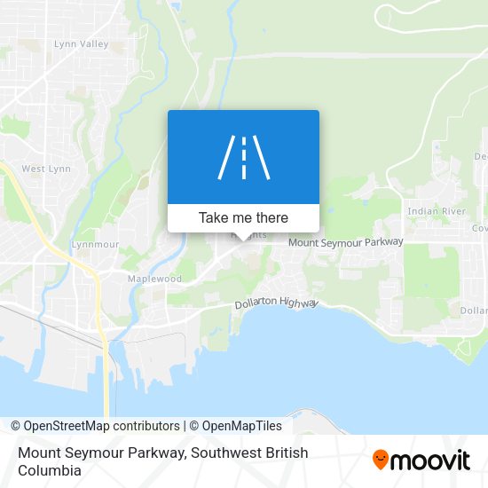 Mount Seymour Parkway map
