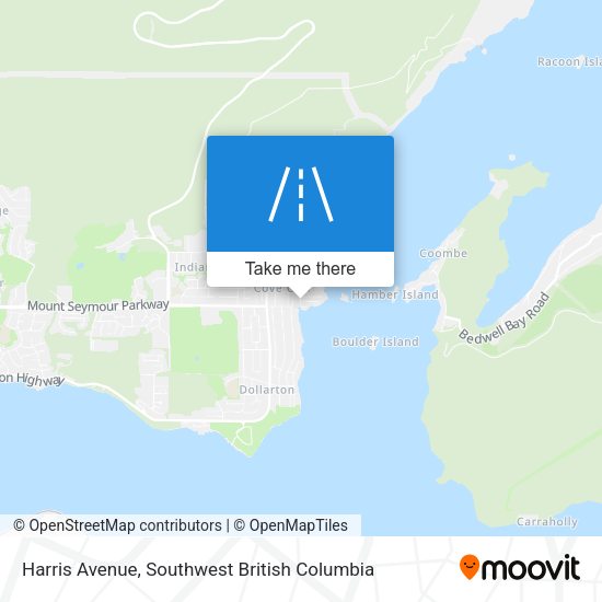 Harris Avenue map