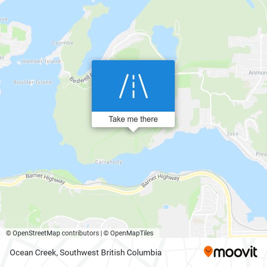 Ocean Creek map