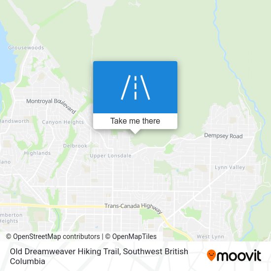 Old Dreamweaver Hiking Trail plan