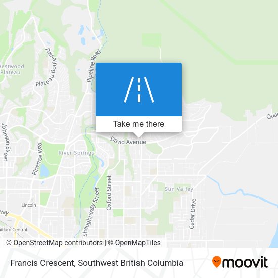 Francis Crescent map