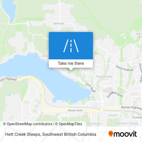 Hett Creek Steeps map