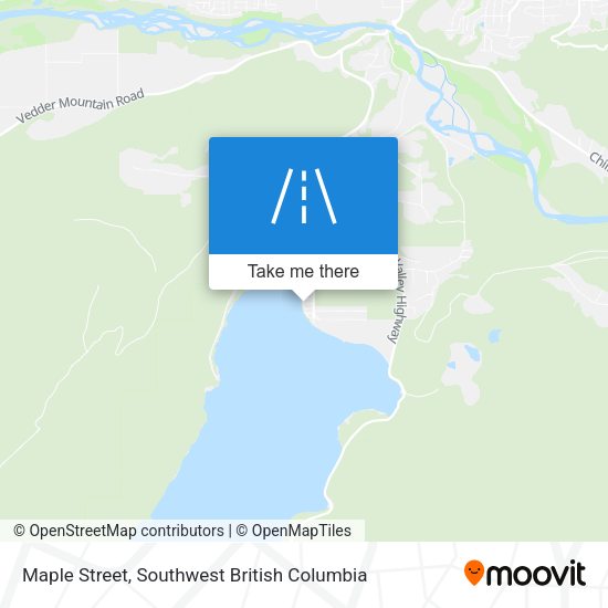 Maple Street map