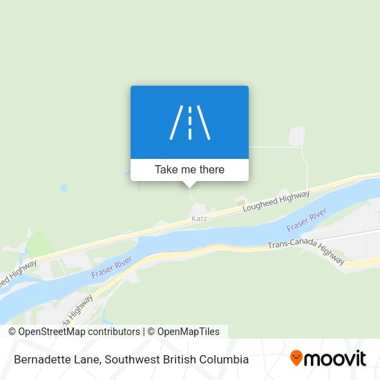 Bernadette Lane map